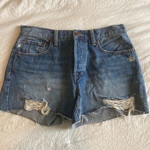 Free People Jean Shorts
